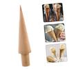 Cabilock 3pcs Cute Ice Making Molds Ice Cream Cone Molds Cone Rollers Egg Diy Baking Dessert view 3