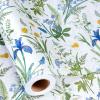 MAYPLUSS Blue Flowers Mother's Day Wrapping Paper view 1