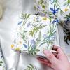 MAYPLUSS Blue Flowers Mother's Day Wrapping Paper view 2