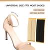 12Pcs Black Beige Foam Heel Strap Cushion Insert Self-Adhesive Shoe Back Strips Liners Grips Pads Tapes Stickers for Loose Shoes Sandals High Heels view 4