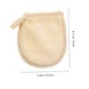 LIFKOME 4Pcs Facial Cleaning Gloves Soft Makeup Removal Puff for Gentle Powder Cleanser Use Washable Reusable Cosmetic Gloves Suitable for Daily Face Cleansing and Makeup Removal view 2