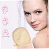 LIFKOME 4Pcs Facial Cleaning Gloves Soft Makeup Removal Puff for Gentle Powder Cleanser Use Washable Reusable Cosmetic Gloves Suitable for Daily Face Cleansing and Makeup Removal view 3