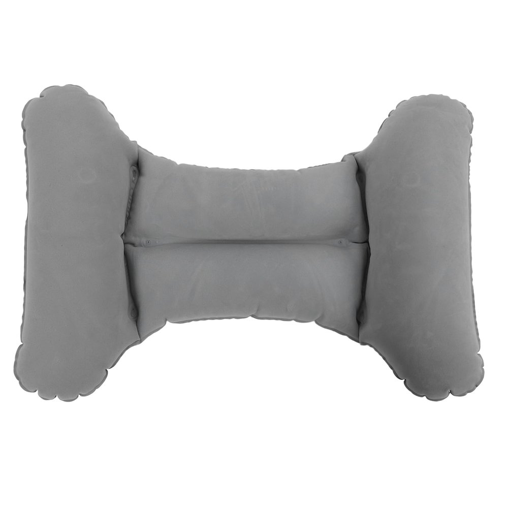 ariarly H shaped Inflatable Lumbar Travel Pillow, Strong Support, Spine Support, Comfortable Embrace, Easily inflate & deflate for Airplane Car, Bus, Train, Office, Home, Camping Rest