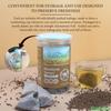 EastVital Tartary Buckwheat Tea 240g Caffeine & Sugar Free Roasted Buckwheat Tea with Nutty Aroma & Toasted Warmth, Airtight Jar with Pull Design & Removable Lid 40 Teabags view 4