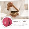 ERINGOGO Singing Bowl Storage Bag Crystal Bowl Carry Case Carrying Case for Meditation view 4