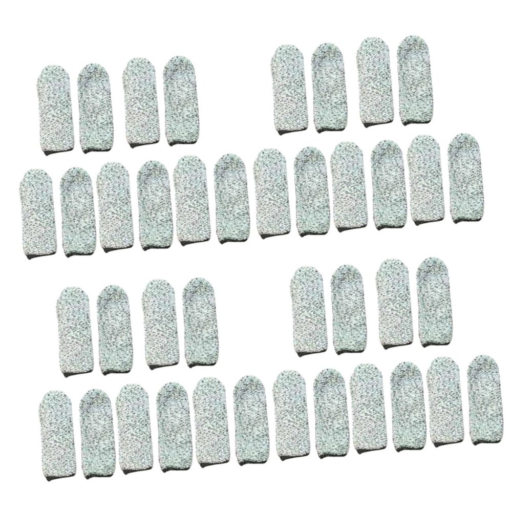 POPETPOP 40pcs Cut Resistant Finger Protectors Lightweight -Cut Sleeves for Building Easy to Wear and Store Protects Fingers from Objects