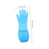 Cabilock Extended Arm Protection Dish Washing Gloves for Household Pet Grooming Soft Silicone view 2