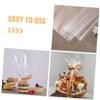 Angoily 2rolls Flower Film Flower Wrapper Wrapping Shrink Wrap for Candy Packaging Arrangements view 3