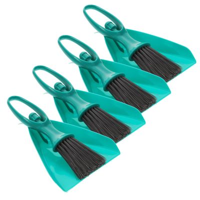 Healvian 4sets Mini Broom Dustpan Set Portable Cleaning Tools for Home Desktop Puppy Efficient