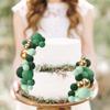30 Pack Balls Cake Topper Mini Balloon Cake Topper Macaron Green Balls Cake Decorations Mix Size Faux Balls DIY Cake Insert Decorations for Baby Shower Wedding Bridal Shower Birthday Party Decorations view 4