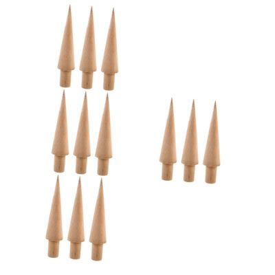 Alipis 12pcs Ice Cream Cone Mold Wood Dessert Maker for Diy Ice Cream Cones Versatile Kitchen Tool for Family Gatherings and Special Occasions