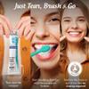 GuruNanda Mini Disposable Toothbrushes with Toothpaste & Toothpick, Prepasted Ready-to-Go Travel Toothbrush with Butter on Gums Bristles - Fluoride Free, No Rinsing, Individually Wrapped, 70 Ct view 4