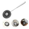 LIFKOME Kitchen Scrub Brush Multi-Functional Stainless Steel Cleaning Tool for Dishes Pots and Ergonomic Handle for Easy Use and Storage view 3