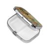 Women in Ancient Egypt Pill Box 2 Compartment Square Portable Pill Case for Pocket or Purse Pill Holder Weekly Pill Organizer Decorative Metal Medicine Vitamin Organizer Travel Gift view 3