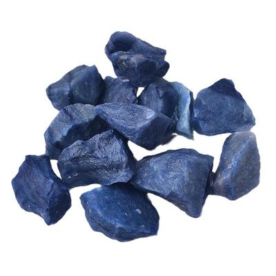 JBNCRYGD Lapis Lazuli Crystal Bulk, Raw Quartz Crystal Stones for Wicca, Reiki, and Energy Healing Crystals, Witchcraft Supplies, Rocks for Tumbling, Calcite Crystal,3~5cm,1000g