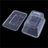 Compartment Transparent Plastic Snack Sauces Conta 20 Pcs Transparent Disposable Bento Boxes for Fruit, Vegetable and Salad, Ideal for Picnic, Party and Meal Prep(650ml) view 4