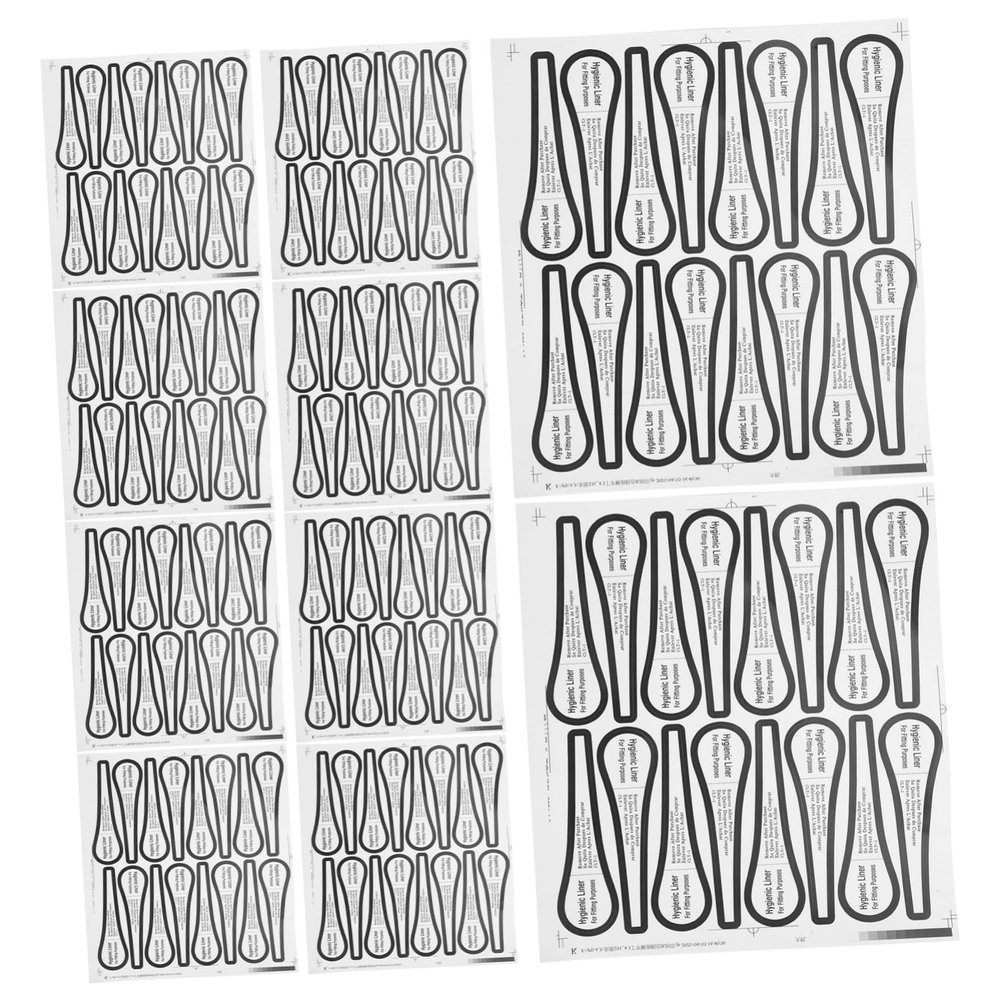 ARTIBETTER 100pcs Adhesive Protective Stickers for Swimwear and Lingerie Colorful Decals and Comfortable Panty Liners for Swim Bottoms Reusable and Easy to Apply