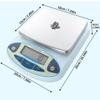 0.01g Electronic Analytical Balance Scale Precision Weighing Scale Scientific Scale Jewelry Scales Kitchen Scale Balance with LCD Display for Kitchen,Store,3000g 3000g () view 4
