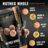 5Senses Nutmeg Whole | Nutmeg-in-the-Shell | Nuez moscada en cscara | Warm Serenade | Single Origin, Non-GMO, Fairtrade, Premium Whole Nutmeg, Kosher, Plastic Neutral, Handpicked from Munnar, Western Ghats, India (3.5oz/100g) view 3