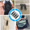 Operitacx 6pcs Zipper Slider Replacement for Clothing Bags Zipper Puller Tabs for Damaged view 4