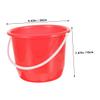 Mikikit 3pcs Multi-Purpose Water Bucket Capacity Plastic Pail for Cleaning Gardening and Pet Care with Comfortable Handles for Home and Outdoor Use view 2