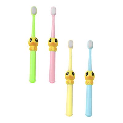 HOLIDYOYO 4pcs Cartoon Toothbrush Bristle Boys and Girls Toothbrush Boys and Girls Oral Care