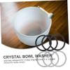DECHOUS 3Pcs Rubber Cushion Pad for Singing Bowls Durable Sound Bowl Mat for Meditation Non Scratch Design Portable and Meaningful Present High Grade Material view 4