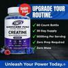 Chewable Creatine Monohydrate Gummies 5000mg Sugar-Free Creatine Chews, No Powder, No Shaker, No Mess, No Bloat Easy On-the-Go Supplement for Strength Training & Muscle Recovery 60ct Mixed Berry view 3