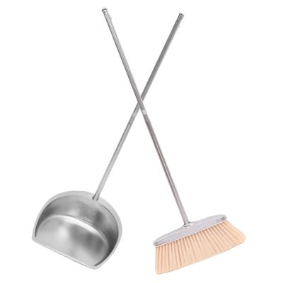 SOLUSTRE Indoor Broom Dustpan Kit Straw Cleaner Brush Mops for Floor Cleaning Household