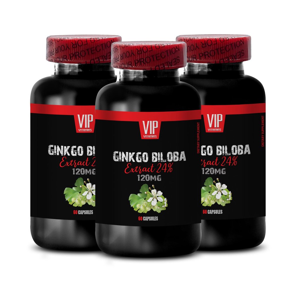 Ginkgo BILOBA Organic - Ginkgo Biloba Extract, Supports Daily Thinking, Clear Decision-Making, Ginkgo Biloba Energy, Natural Brain Energy, Ginkgo Capsules, Encourages Balanced Thinking 3Bot