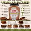 Natural Cocoa Powder | 1012% Cocoa Butter | Unsweetened Baking Cocoa | Bulk 5 lb Container | Rich Chocolate Flavor for Cakes, Brownies, Hot Chocolate & Smoothies | Dashers Spice & Beans view 2