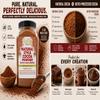 Natural Cocoa Powder | 1012% Cocoa Butter | Unsweetened Baking Cocoa | Bulk 5 lb Container | Rich Chocolate Flavor for Cakes, Brownies, Hot Chocolate & Smoothies | Dashers Spice & Beans view 3