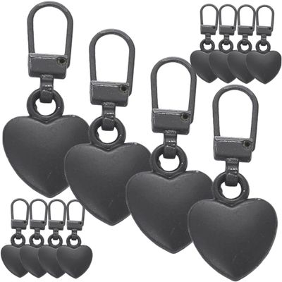HOMSFOU 12pcs Detachable Zipper for Clothes Bags and Backpacks Easy Installation Material Instant Repair for Jackets Handbags and More