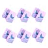 SOLUSTRE Mermaid Party Candy Bags 12 Pack Reusable Paper Mermaid Tail Bags view 1