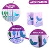 SOLUSTRE Mermaid Party Candy Bags 12 Pack Reusable Paper Mermaid Tail Bags view 4