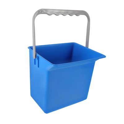 GLEAVI Multi-Functional Plastic Utility Bucket with Spout and Ergonomic Handle for Household Cleaning Car Trash and Beach Use Measurement and Waste Sorting