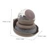 Mobestech Ergonomic Handle Dish Brush Multi-Function Steel Ball Pot Scrubber Dish Washing Brush for Household Cleaning view 2