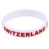 Abaodam 6Pcs Country Flag Silicone Wristband for Sports Events Comfortable and Durable Bracelets Cheer for Football Matches and view 1