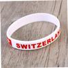 Abaodam 6Pcs Country Flag Silicone Wristband for Sports Events Comfortable and Durable Bracelets Cheer for Football Matches and view 4