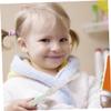 CALLARON 3pcs Cartoon Boy Girl's Toothbrush with Soft Bristles Wheat Straw Material Ergonomic Small for Boy Girl Nordic and Green Oral Care and Teeth Cleaning Training view 2