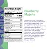 Floura Blueberry Matcha Fruit-Forward Fiber Bars High Fiber, Vegan, Gluten & Dairy Free, Low Calorie Healthy Snack Bars with Upcycled Produce for Gut Health [10 Pack] view 2