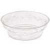 10oz Clear Round Plastic Bowl with Flowers and Vines Design Disposable Small Serving Bowls for Parties, Catering, and Events Durable Transparent Bowls for Desserts, Snacks, and Sides (40) view 1