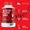(1 Pack) Blood Flow Max, Maximum Strength Supplement, Official Blood Flow Max Capsules Advanced Premium Formula Vitamin Pills view 3