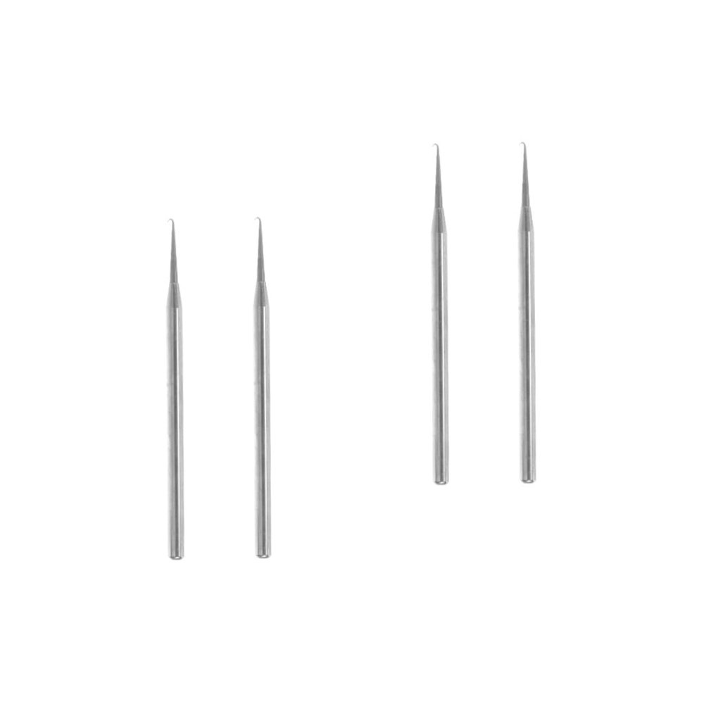 GALPADA 4pcs Glasses Repair Hook Needle Eyeglass Fixing Tool for Half-Frame Glasses Easy to Use Optical Shop Accessory