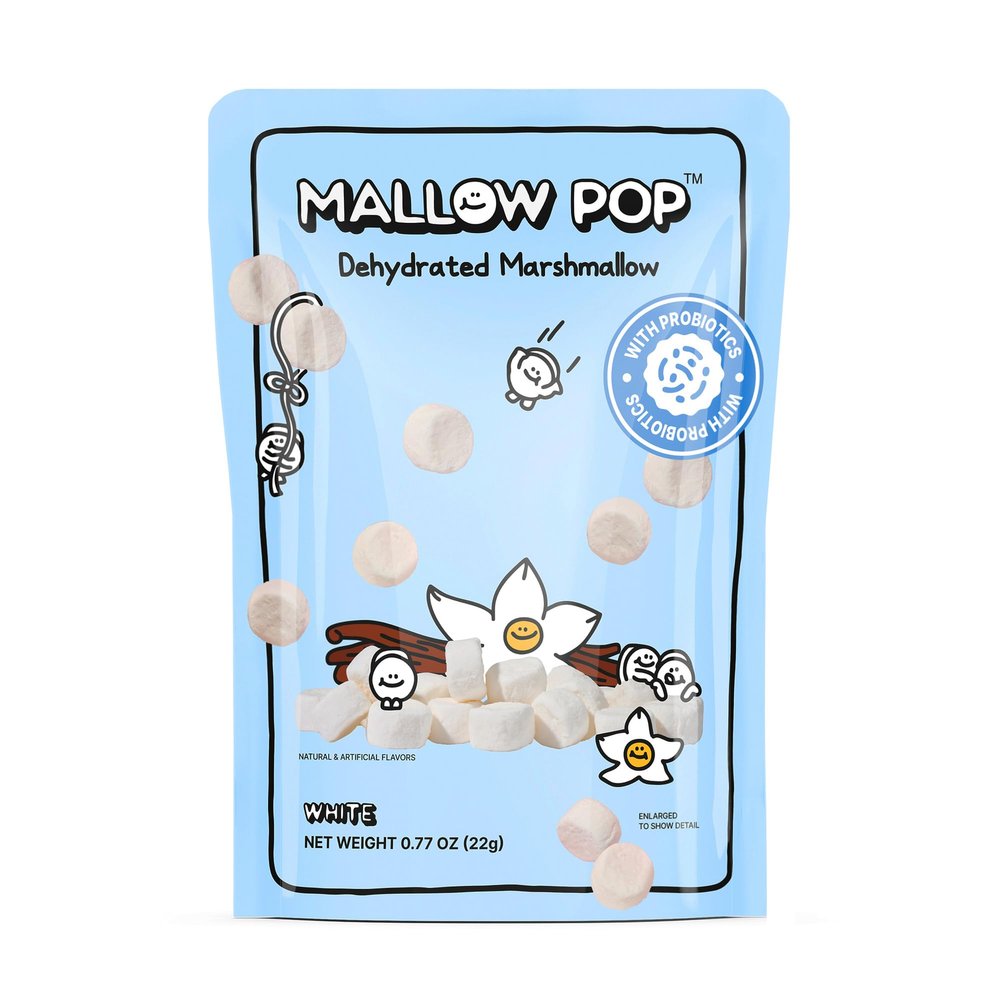 Mallow Pop White with Probiotics 0.77oz 12 packs