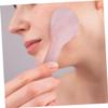 HOLIDYOYO Jade Massage Therapy Scrapping Plates Long Thicken Handle Natural Stone Face Massage Board for Spa Acupuncture view 4