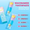 2Pcs Niacinamide Whitening Toothpaste Radiant Whitening Toothpaste, Niacinamide Intensive White Toothpastes, Nicotinamide White Toothpastes, Deep Cleaning Care view 3