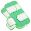 PartyKindom 2pcs Fiber Mop Pad Refill Reusable for Sponge Mop Head Replacement for Hard Floors view 1