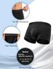 Varmax Men's Incontinence Underwear, Thickened Leak-Proof Inner Lining Incontinence Underwear for Men, Washable Absorbency Soft Bladder Leak Proof Boxer Briefs 3 Pack view 3