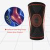 TEOYETTSF 1 Pair Knee Sleeve Support Protector Sport Kneepad Fitness Running Cycling Braces High Elastic Gym Knee Pad Warm(Black,L) view 4